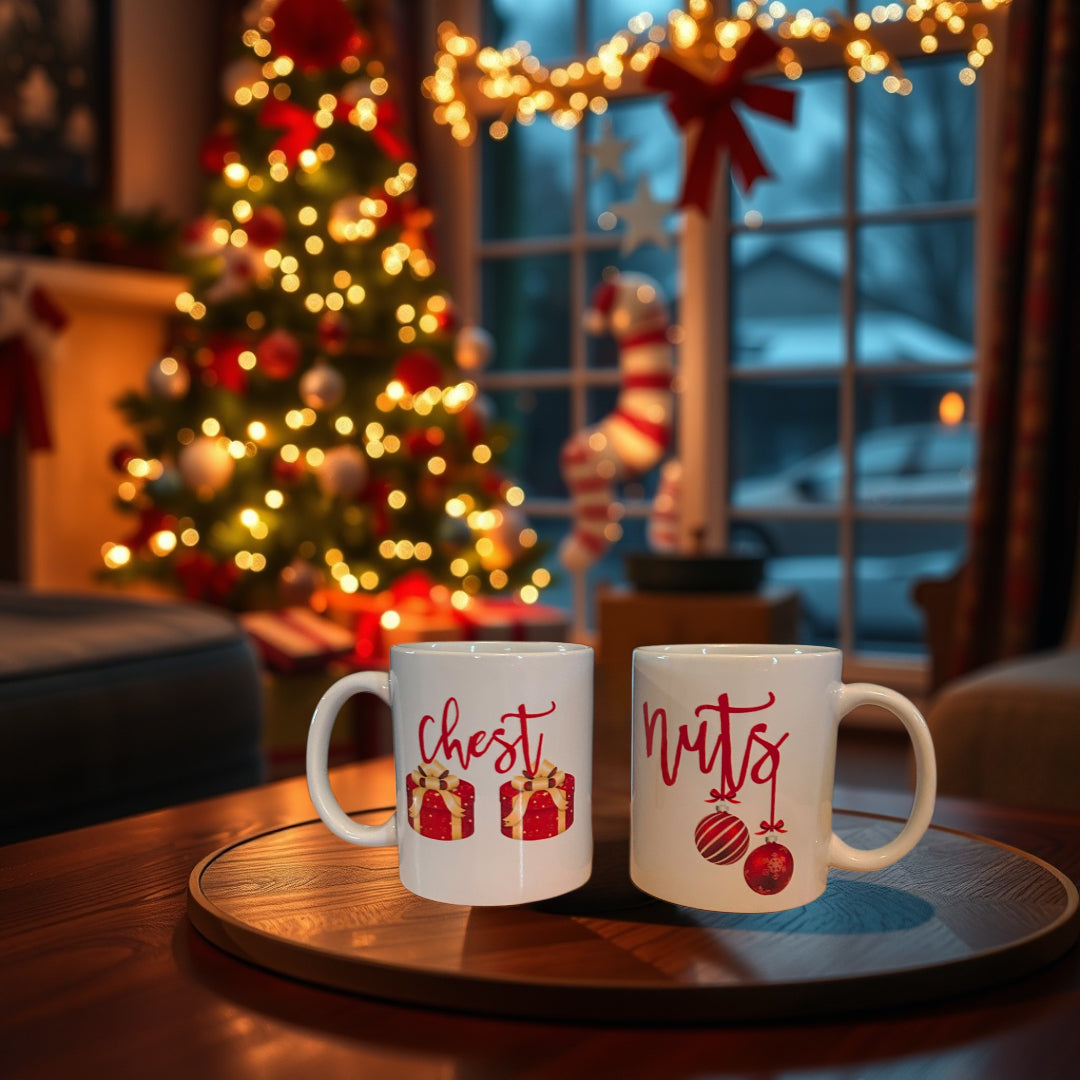 Chest Nut's Couples : 2 mug set - 11oz